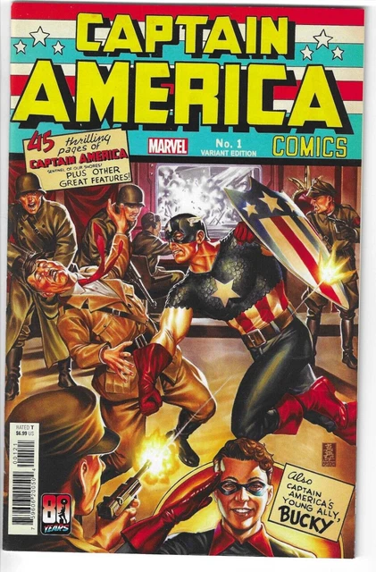 Captain America Anniversary Tribute #1 (2021) Mark Brooks Variant VF or Better