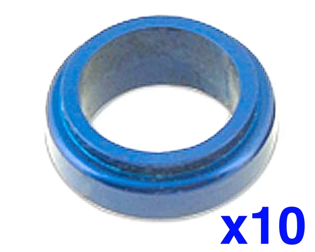 Lega Go Kart 17 mm Distanziatore Ruota Asse Stub 10 mm Blu x 10 Karting Racing Race