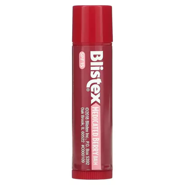 Blistex, Lip Protectant/Sunscreen, SPF 15, Berry, 0.15 oz (4.25 g) Free Shipping