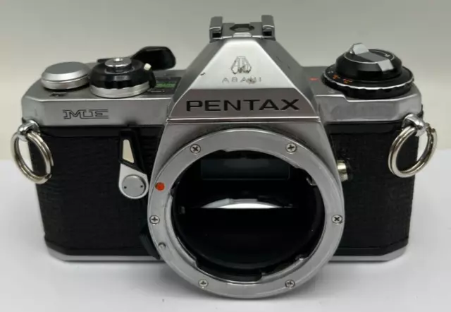 Asahi Pentax ME SLR 35mm Film Camera Silver - Tested