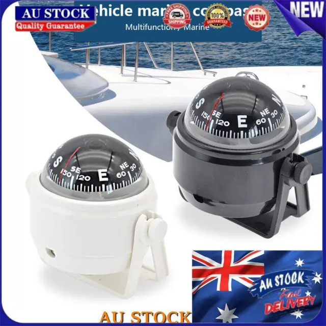 LED Light Marine Compass with Mount for Sail Ship Vehicle Car Boat Navigation