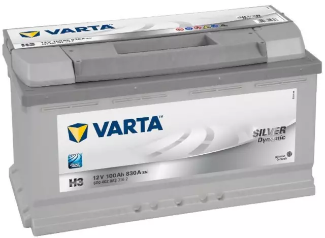 VARTA H3 Silver Dynamic 100Ah 830A Autobatterie 600 402 083 inkl. 7,50 € Pfand