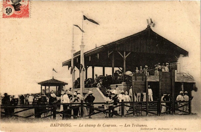 CPA AK HAIPHONG - The Racing Field.-The Tribunes VIETNAM (716507)