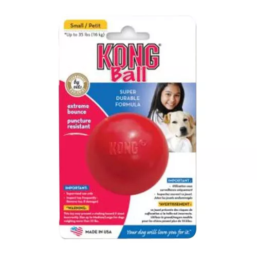 Kong Balle Jouet pour Chien Rouge ; 1 Chaque / Petit Par Kong