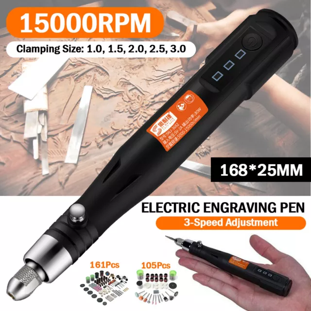 Electric Micro Engraver Pen Engraving Tool Kit Mini DIY Metal