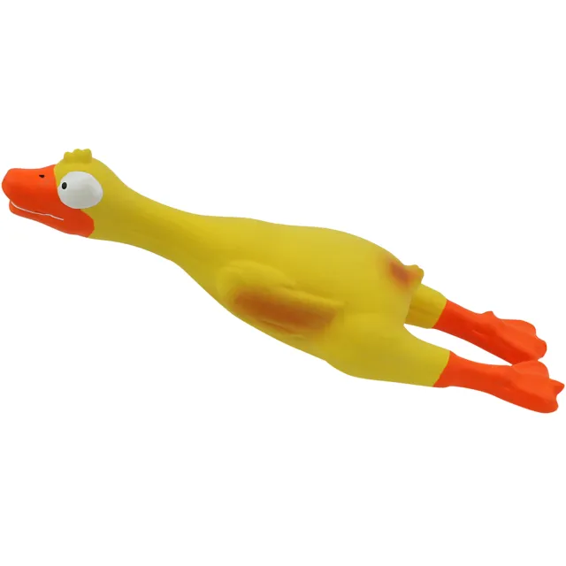 Me & My Dog Chew Puppy Play Toy Squeaky Strong Tough Latex/Rubber Duck/Chicken