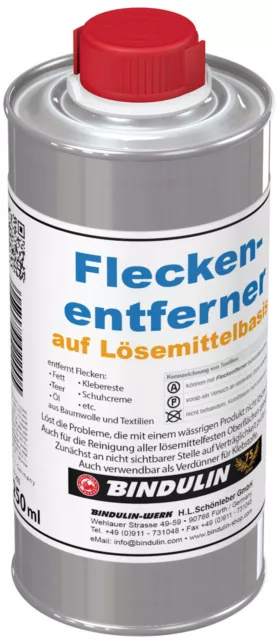 250 ml Fleckenentferner - Verdünner für Klebstoffe - löst Fett, Öl, Teer, Kleber