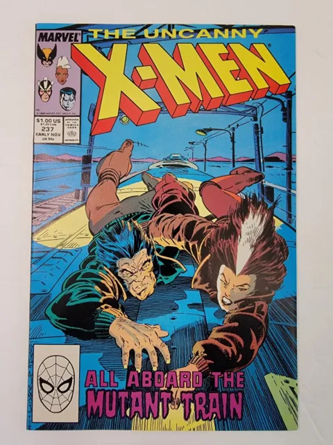 Uncanny X-Men 237 NM Wolverine ~ Rogue, Chris Claremont, Rick Leonardi 1988