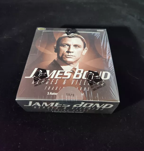 James Bond Heroes and Villains Trading Cards - Sealed Box - Rittenhouse Archives