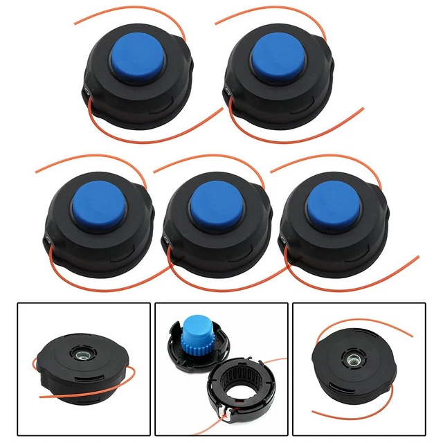eMagTech Testa per decespugliatore T35 compatibile con Husqvarna 122LDX 123L 123LD 125L 128L 128LD 128LDX 129L 129LDX 129DJX 223L 224L Weed Eater Testa M10 x 1,25 mm Filettatura SX
