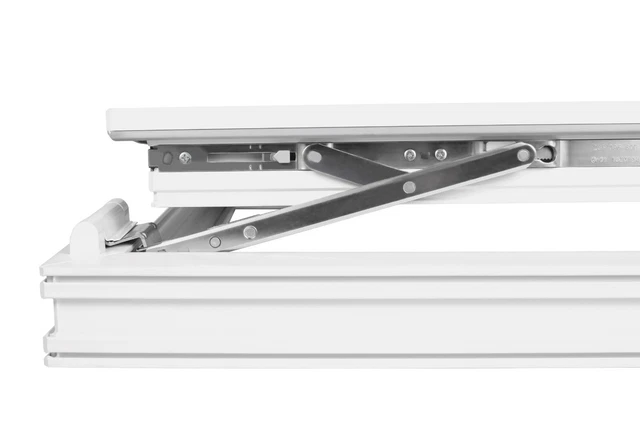 Soupirail Fenêtre Plastique - 2 Compartiment Vitrage - Inclinaison Variable 6