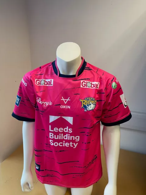 Leeds Rhinos 2022 Away Shirt (Pink) 🏉 BNWT 🏉