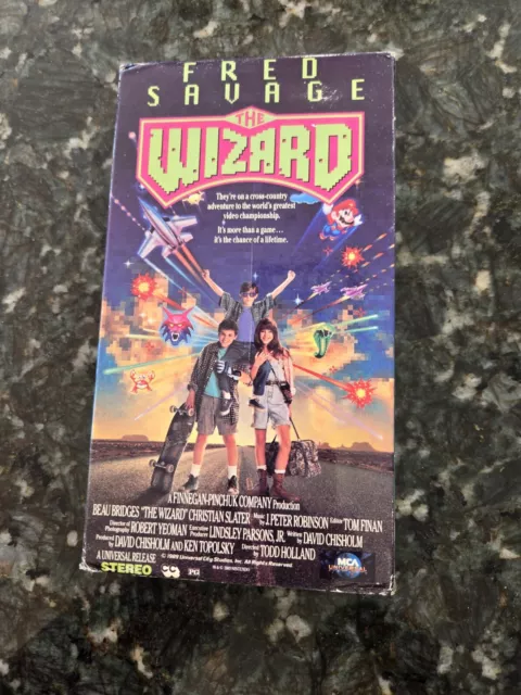 THE WIZARD VHS 1990 Fred Savage Christian Slater Super Mario Bros. 3 ...