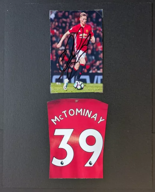 Scott McTominay Signed & Mounted Photo - Manchester United