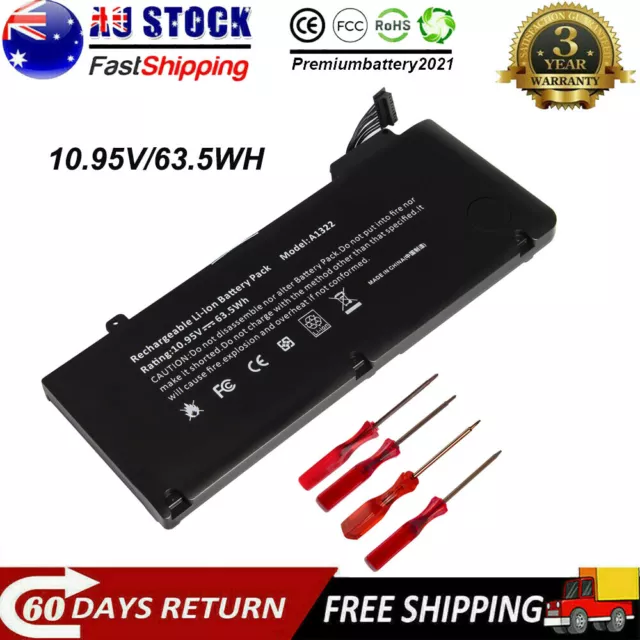 A1322 Battery For Macbook Pro 13 inch A1278 Mid 2009/2010/2011/2012 Fast Ship