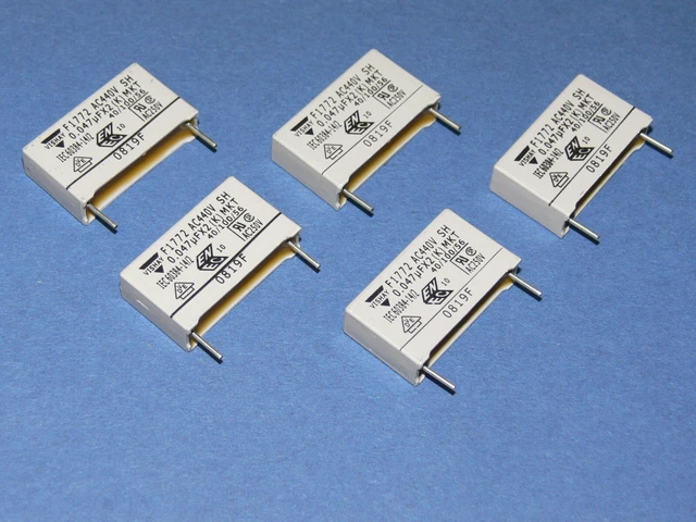 Condensateurs 630V 47nF Génériques 2 Condensateurs MKP1836 0,047uF 47nF 630V – Pour Réparation Audio, électronique, Neufs Moteur N 47 Bmw - Foto 3