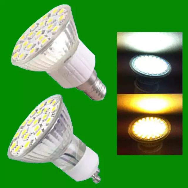 4.8W LED Bombillas Foco GU10 MR16 E14 E27 B22 Blanco Cálido O Luz Lámparas