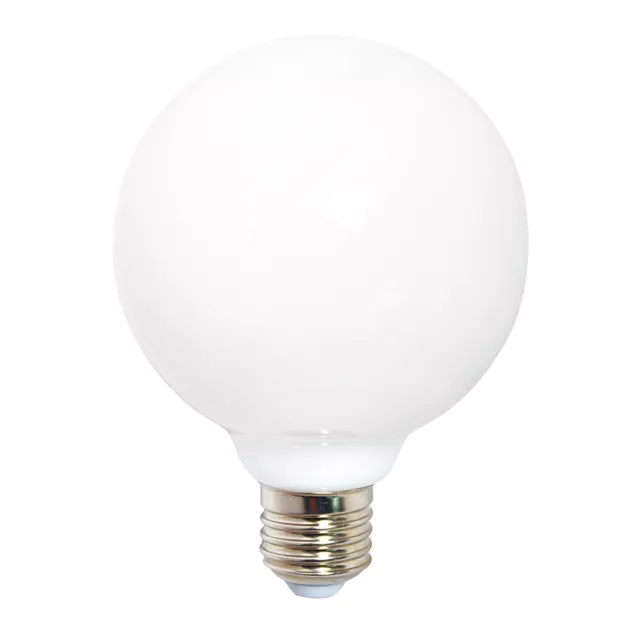 LED Filament Globe Leuchtmittel G95 8W = 60W E27 opal warmweiß 2700K Retro 360°