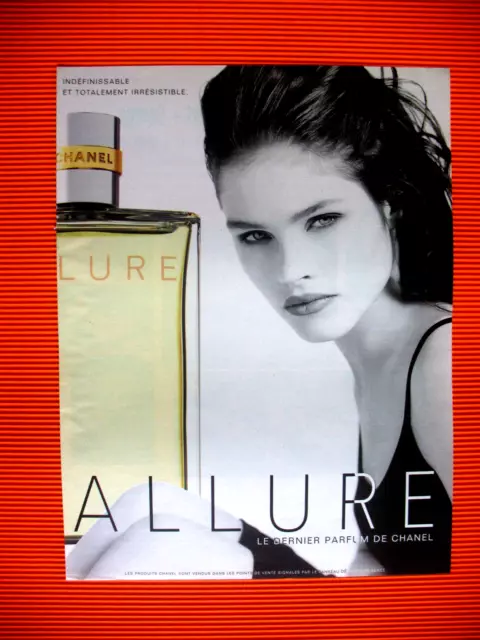 Publicite De Presse Chanel Parfum Allure Totalement Irresistible French Ad 1997