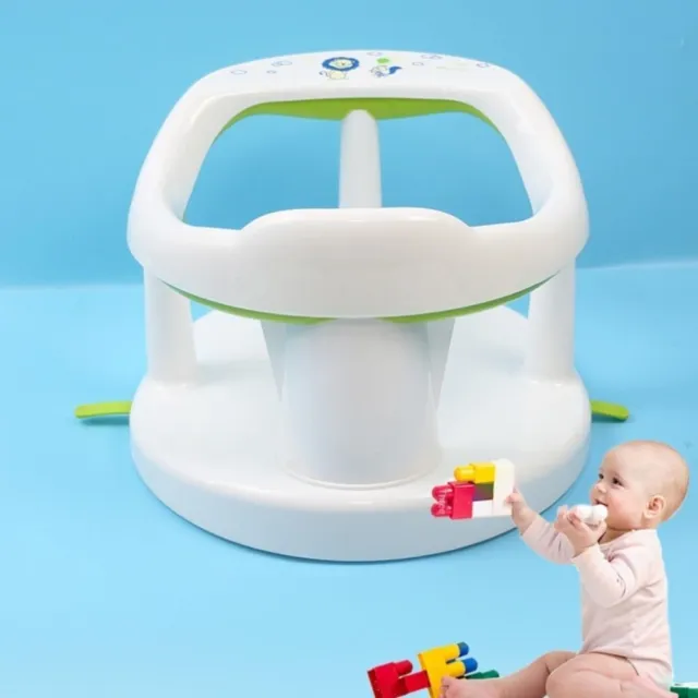 Roll over Prevention Baby Bath Seat Chair Preschool Shower Seat  Bathroom