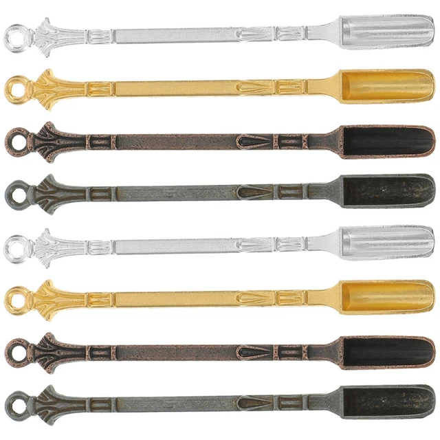 8 pz cucchiaino per tomba mini cucchiaio per tabacco da fiuto mini cucchiaino da tè