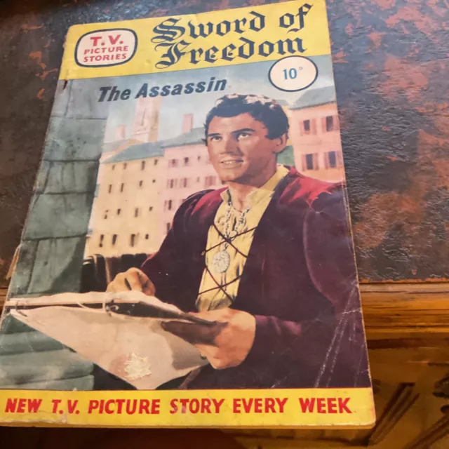 T.V. Picture Library Stories comic No. 4 Sword Of Freedom The Assassin A1