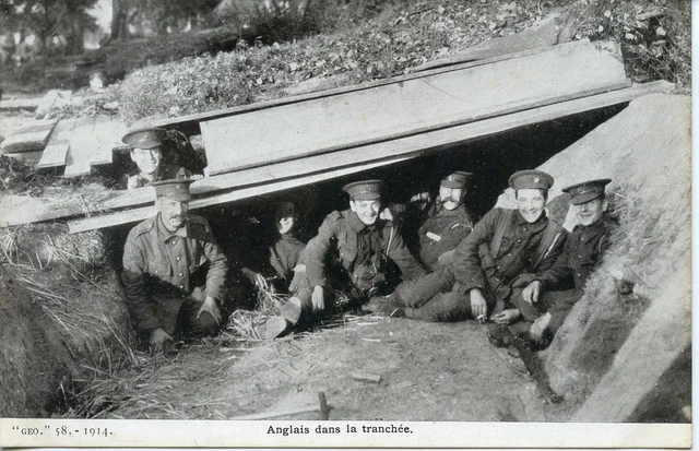 Ww1 // Cpa / Military War // English In The Slice