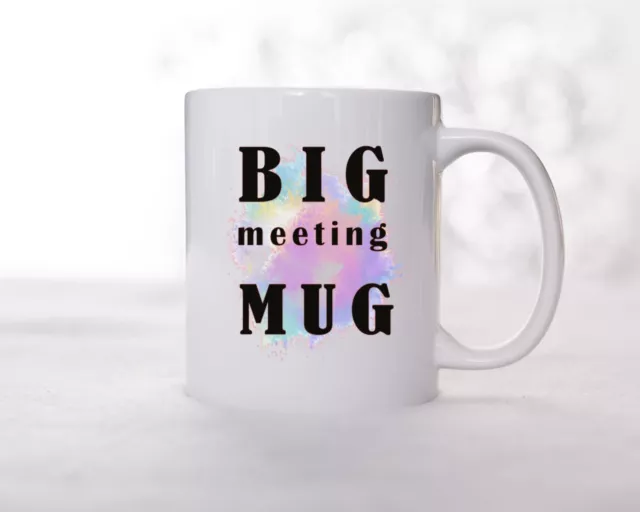 One pc 11oz Ceramic Coffee Mug - Big meeting Mug