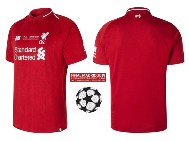 LIVERPOOL FC NEW Balance 6 Times European Champions Shirt 18 19