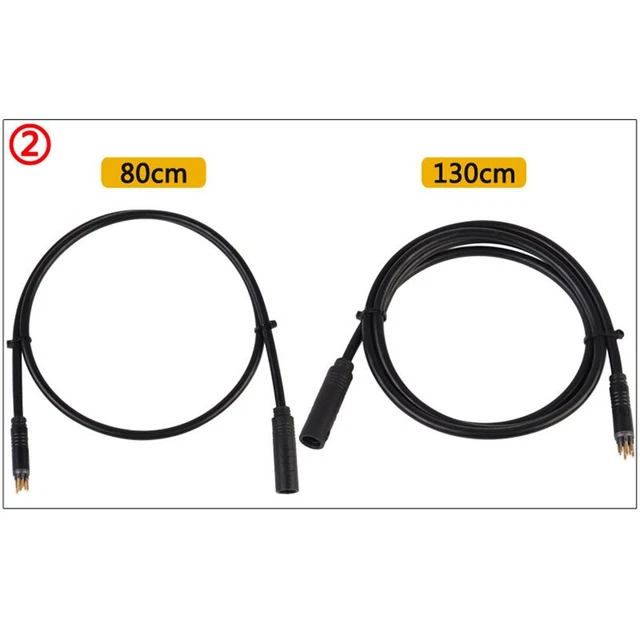 Câble D'Extension Étanche 1T5 9 Broches Pour Vélo Électrique KT - Contrôleur, Frein, Accélérateur - 132cm