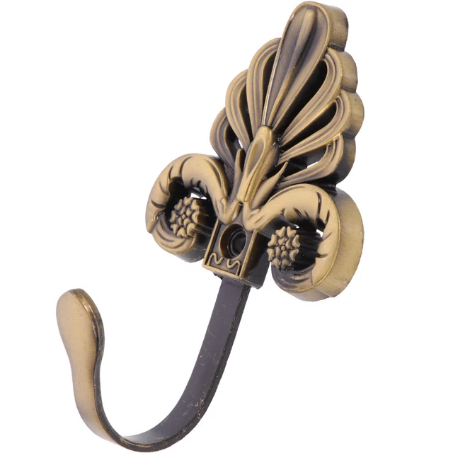 2 Pezzi Ganci Per Tende A Forma Di U Neri, Ganci A Vite Per Fermatenda Ganci In Metallo Da Parete Per Tende Da Parete Tende Da Finestra Tende Da Doccia 87393364