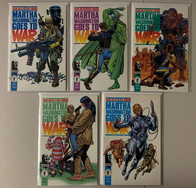 Dark Horse Comics Martha Washington Goes to War Set of 5: #1-5 8.0 VF (1994)