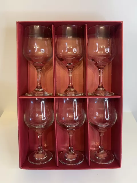Dema Vintage 6 Wine Glasses With Fine Rim