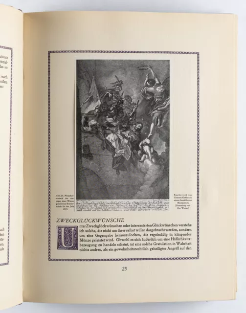 W. ZUR WESTEN (*1871), Vom Kunstgewand der Höflichkeit,  1921, Buch Kunstwerk 3