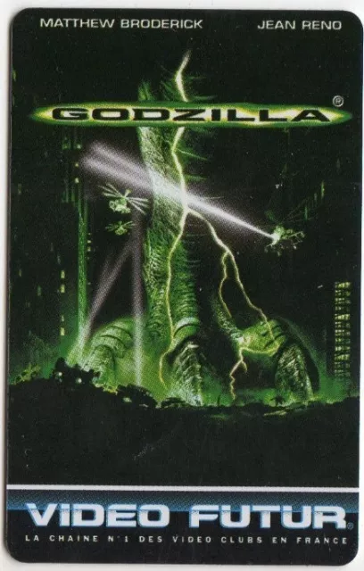 N° 64 Video Futur - Carte  Collector -  Godzilla  -  Etat Luxe