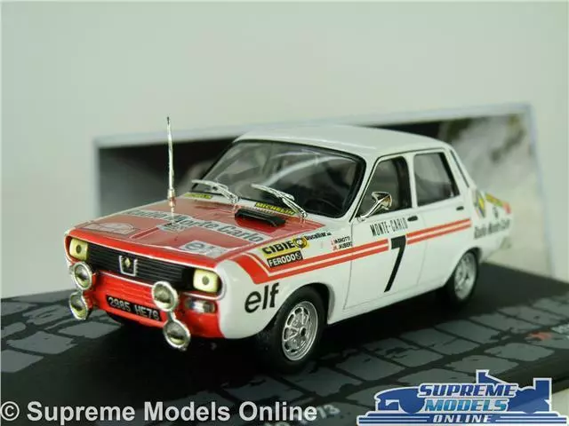 Renault 12 Gordini Model Car 1973 Monte Carlo Rally Ragnotti 1:43 Scale Ixo K8