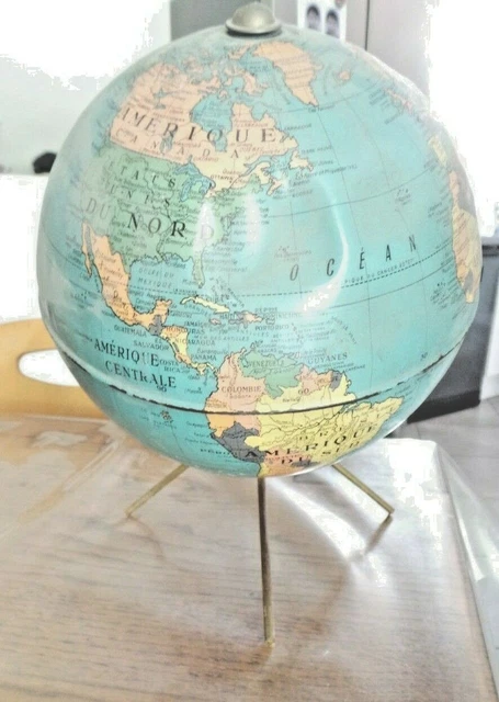 MAPPEMONDE GLOBE TERRESTRE Reliable Séries England années 30 Vintage MAPPEMONDE GLOBE TERRESTRE Reliable Séries England années 30 Vintage