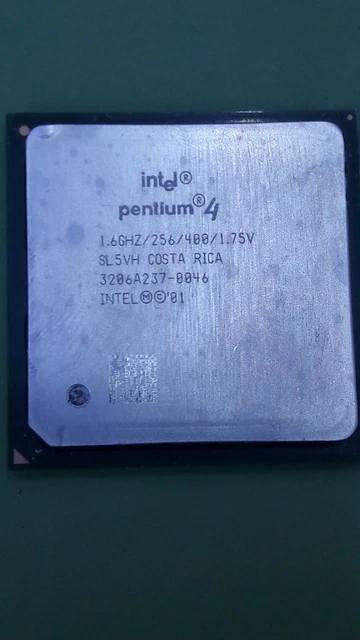 INTEL® PENTIUM® 4 Processor 1.60 GHz, 256K Cache, 400 MHz FSB PGA 478 ...