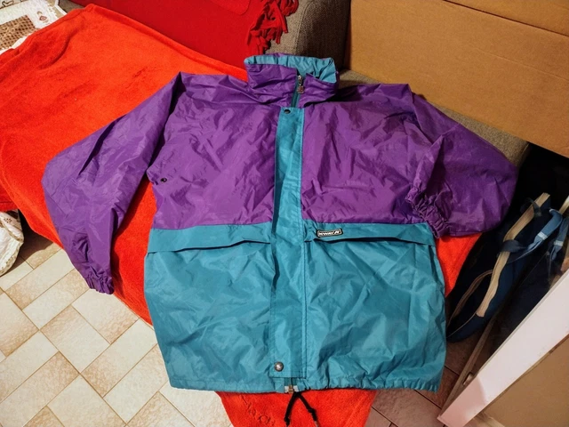 K-Way Vintage Taille S Vert - Veste Imperméable Occasion Très Bon état