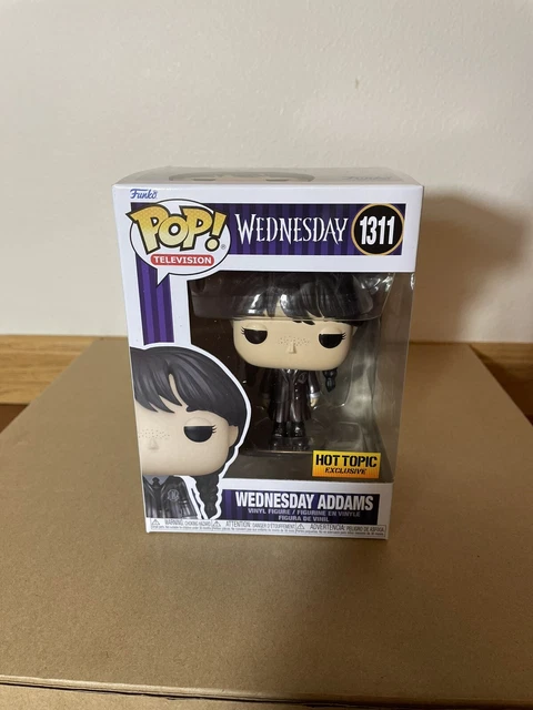 Funko Pop! Netflix Wednesday Addams #1311 Metallic Hot Topic Exclusive