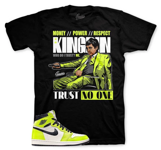 SHIRT TO MATCH Jordan 1 Visionaire Volt - Trust Issues Sneaker Tees $22.49 - PicClick