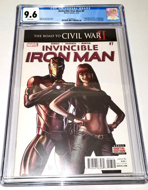 Invincible Iron Man #7 CGC 9.6 NM+ White Pages Marvel 2016 1st Riri Williams