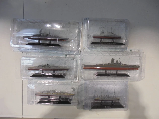 LOT DE 2 Navires de Guerre 1/1250 WW2 et WW1 - Bateau Militaire Warship