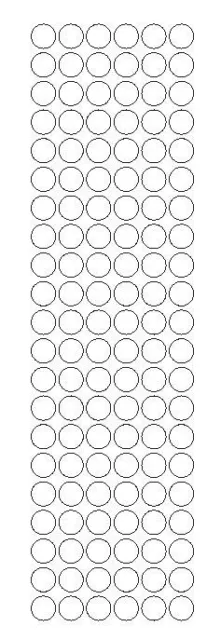 3/8" White Round Vinyl Color Code Inventory Label Dot Stickers