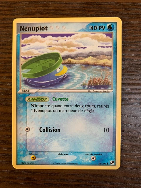 Carte Pokémon COMMUNE Nenupiot 66/100 EX Tempête de Sable Bloc EX FR