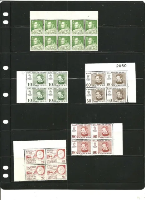 TOP NEEWS EXCLU : collection de timbres GRONELAND mnh .SUPERBE .3SCANS