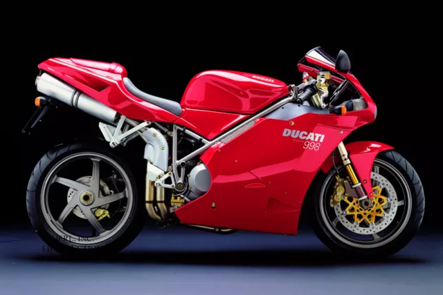 Ducati 998 Biposto – 2002 - Ducati 998 first model year introduction press Photo