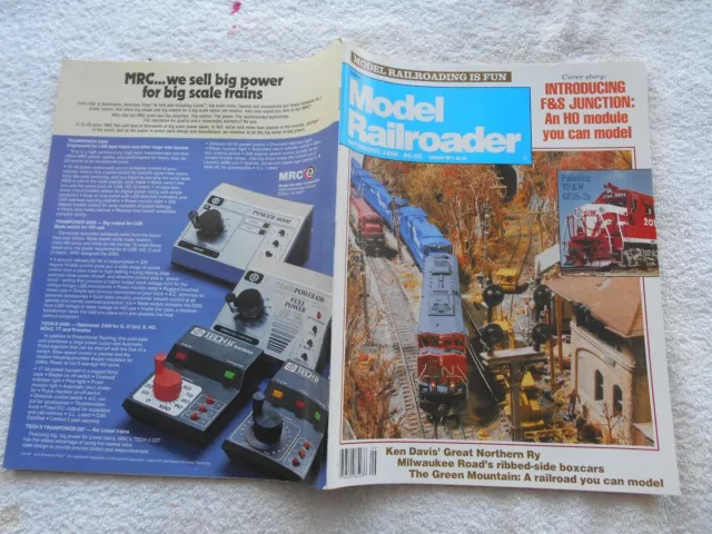 MODEL RAILROADER Magazine-SEPTEMBER,1989