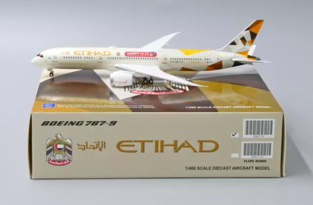 Etihad B787-9 Reg: A6-BLM JC Wings Scale 1:400 Diecast model XX4219