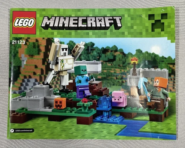 LEGO 21123 THE Iron Golem Minecraft with Instruction Manual Complete